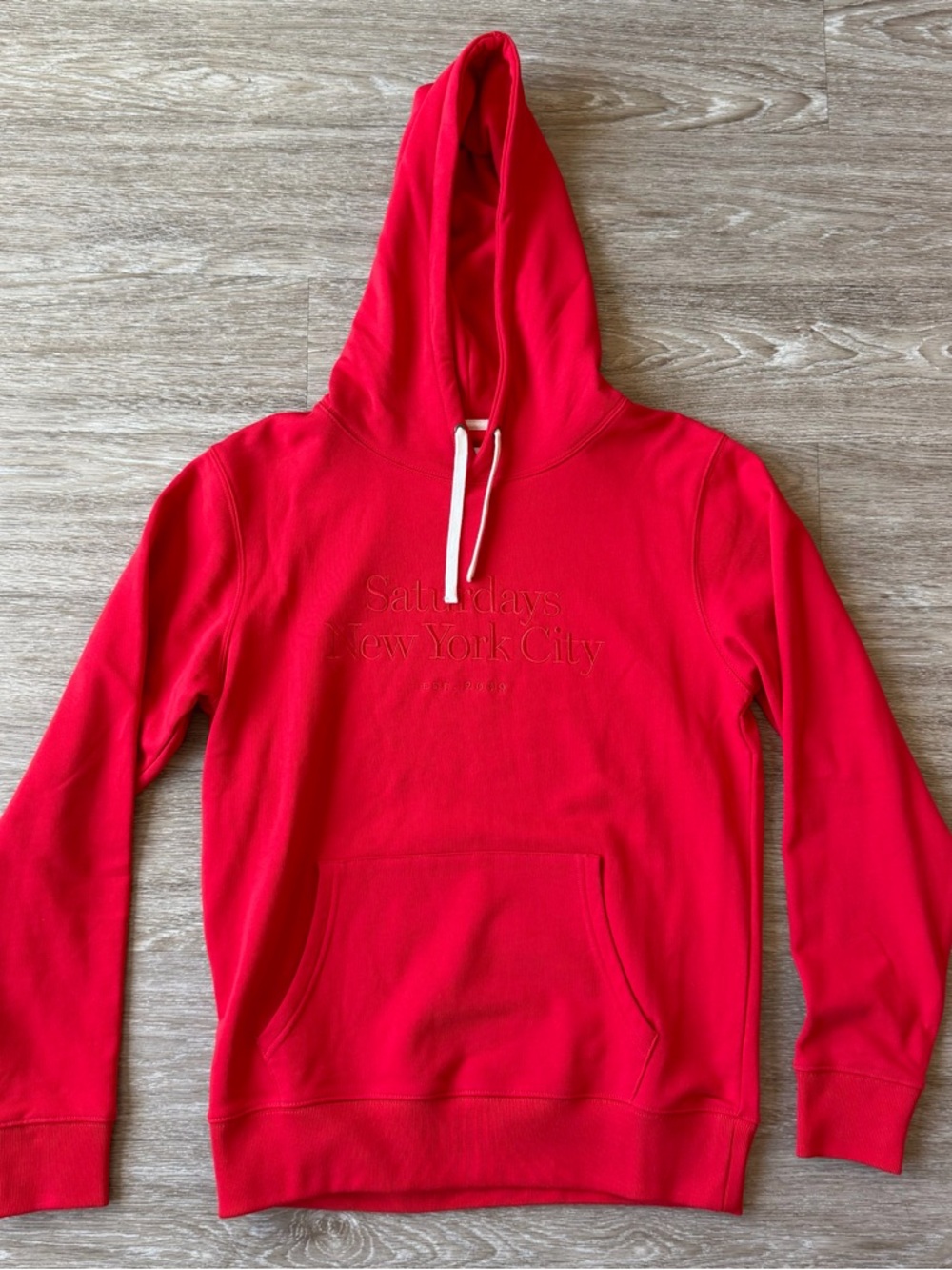 Saturdays New York City Red Pullover Hoodie
